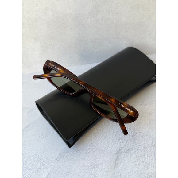 NEW Saint Laurent SL557 SHADE Havana Brown Slim Sunglasses main image 6